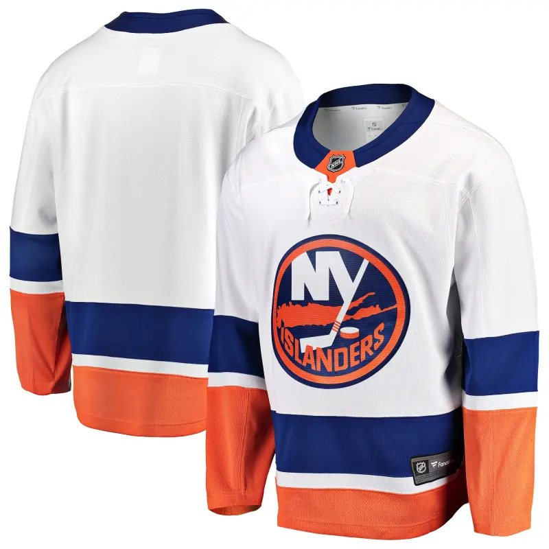 new york islanders fanatics away breakaway jersey - mens