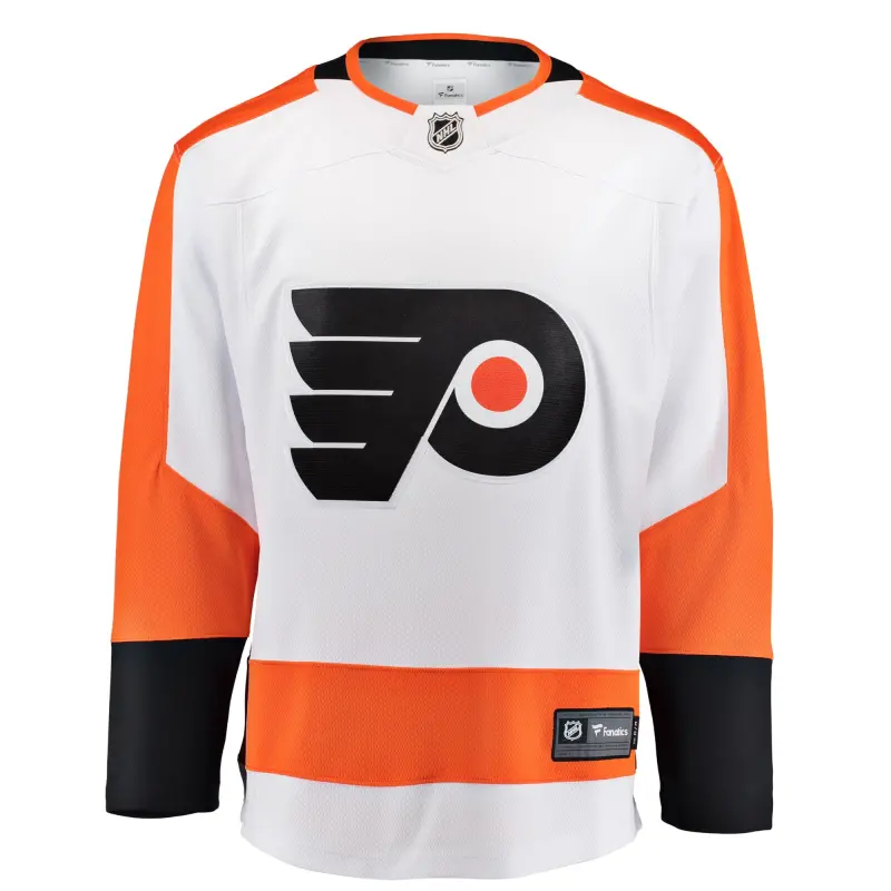 philadelphia flyers fanatics away breakaway jersey - mens