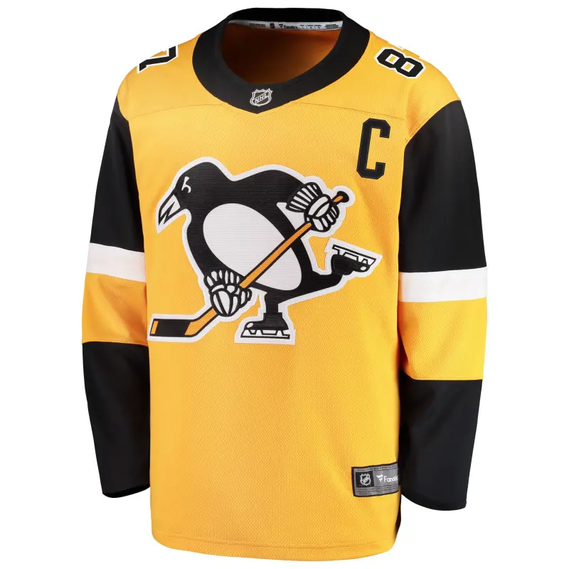 pittsburgh penguins fanatics alternate breakaway jersey - sidney crosby - mens