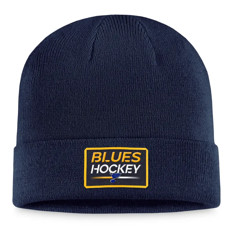 st. louis blues pro prime cuffed beanie - unisex
